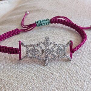 CZ adjustable bracelet